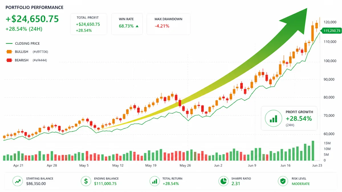 Senvix Pt — gráfico de crescimento de lucro